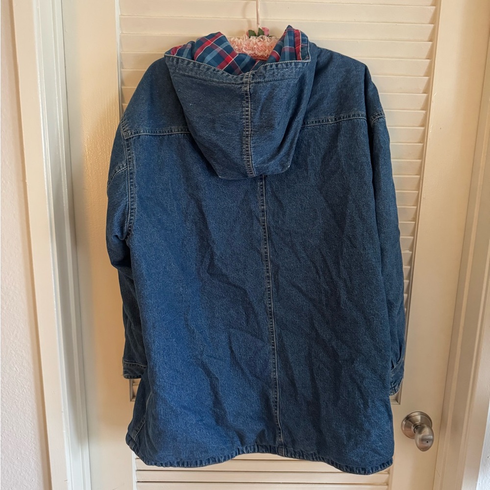 Lizwear reversible denim hooded jacket - Picture 6 of 7